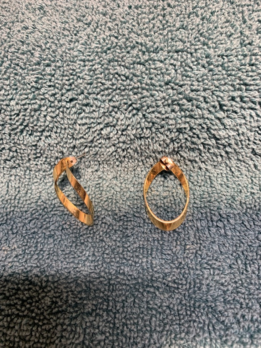 Gold-Tone Twisted Hoop Earrings - Women Jewelry